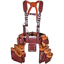 Leather PRO-19 100% Genuine Full Grain Leather Tool Belt/Pouch/Bag